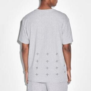 KSUBI 4 X 4 Biggie Short Sleeve Tee Grey Marle Size S Oversized Streetwear Urban